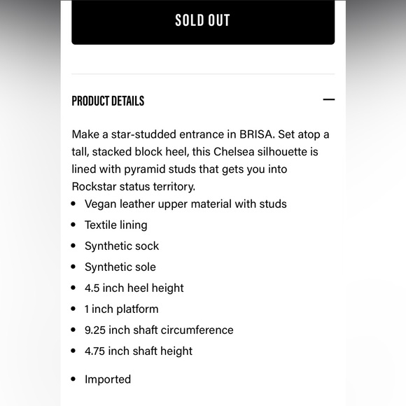 Steve Madden Black Studded Ankle Boots - Picture 5 of 5